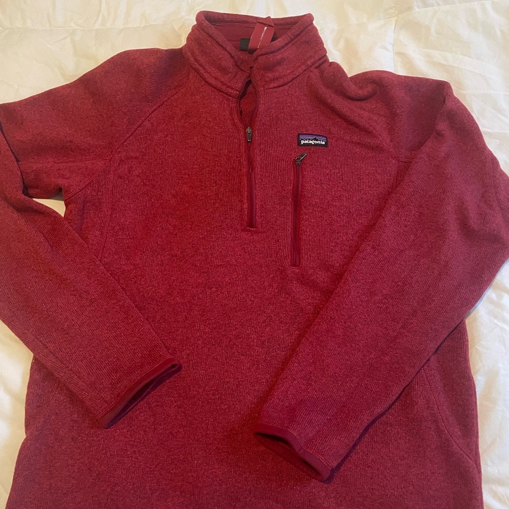 Patagonia Better Sweater Red Quarter Zip